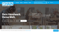 Desktop Screenshot of baupunkt-hain.de